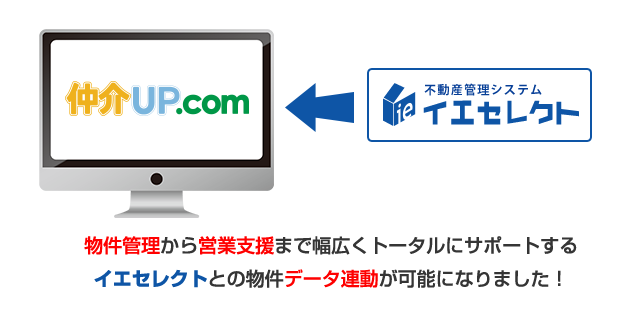 イエセレクトの物件データ連動に対応しました！