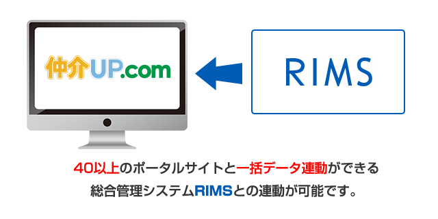 RIMSとの連動が可能になりました！